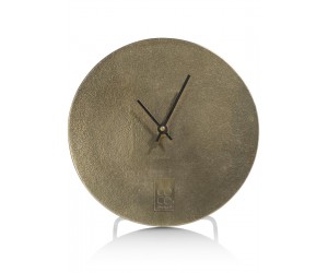 Horloge à poser dorée moderne et minimaliste