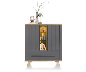 Buffet haut bois et gris