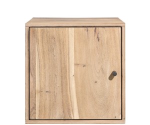 Box étagère avec porte en bois de kikar