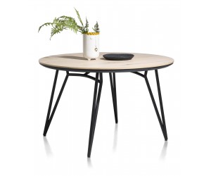 Table à manger ronde scandinave piétement design