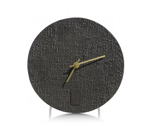 Horloge à poser gris anthracite moderne et minimaliste