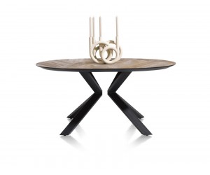 Table ovale design en bois de chêne