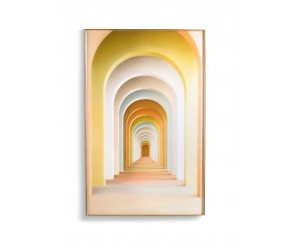 Tableau rectangulaire impression sur verre couleurs pastel