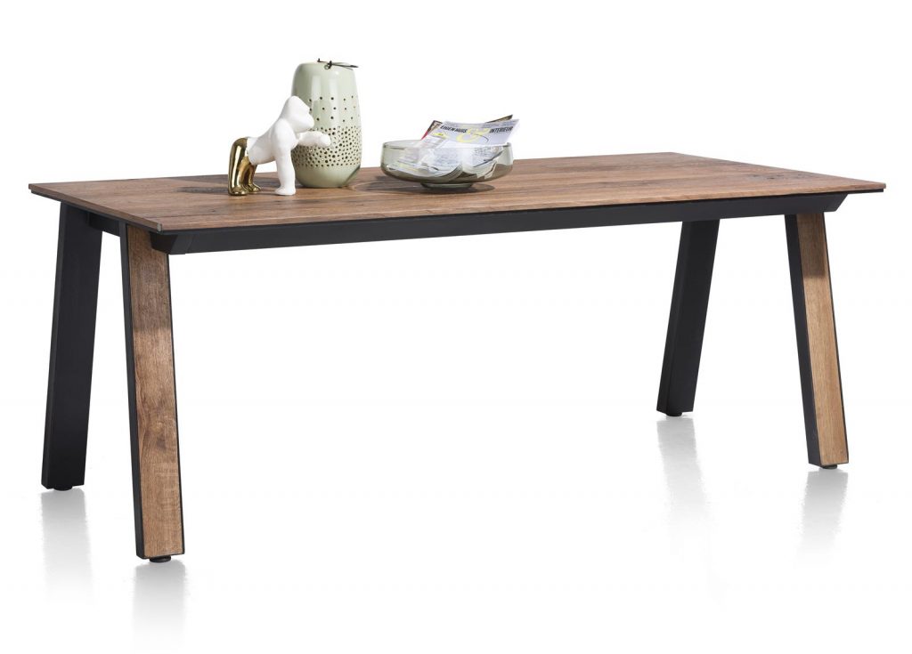 Table à manger design en bois de chêne plaqué