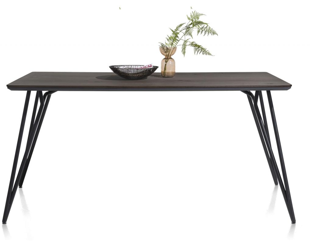 Table de bar scandinave piétement design noir