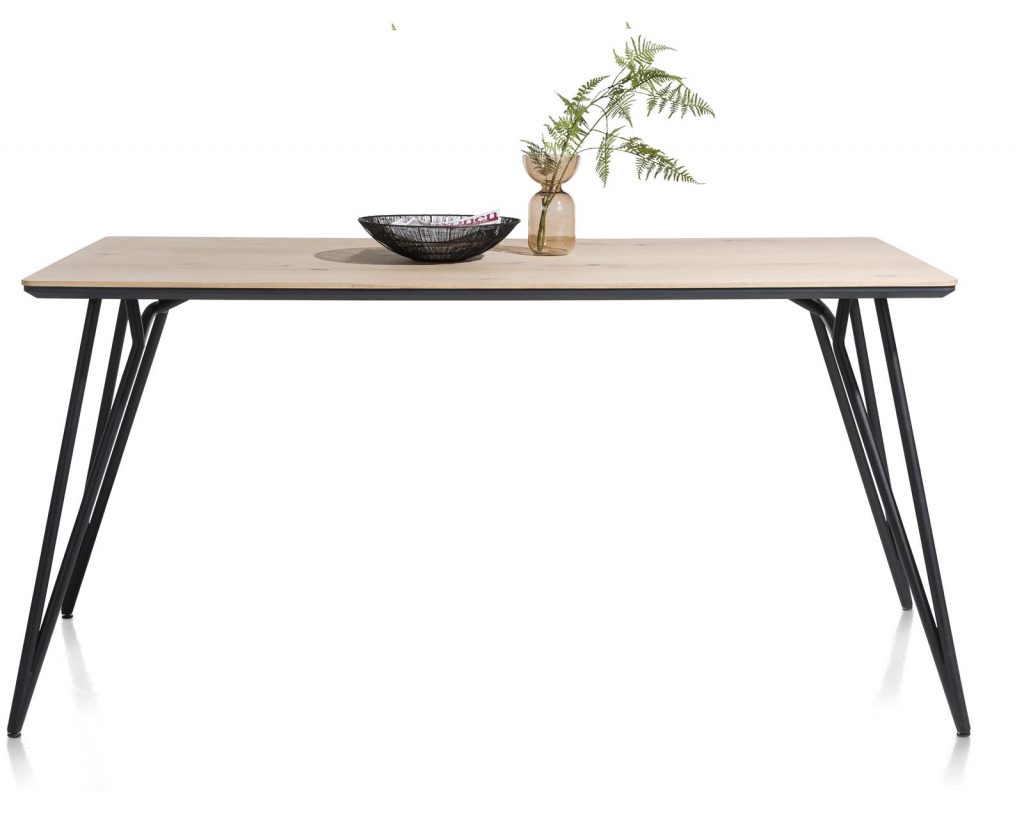 Table de bar scandinave piétement design noir