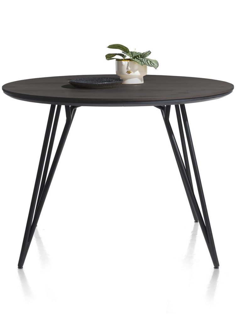 Table de bar ronde scandinave piétement design
