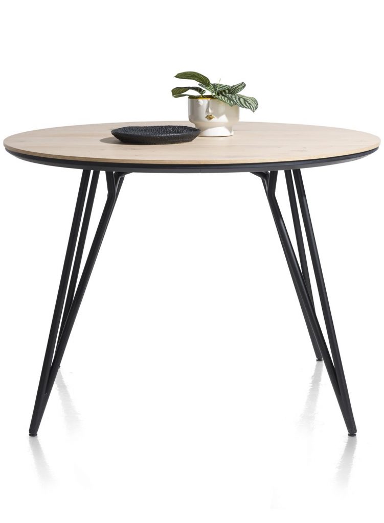 Table de bar ronde scandinave piétement design