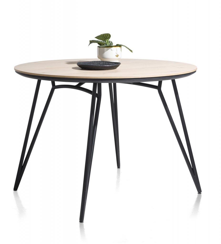 Table de bar ronde scandinave piétement design