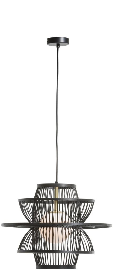 Suspension en bambou noir