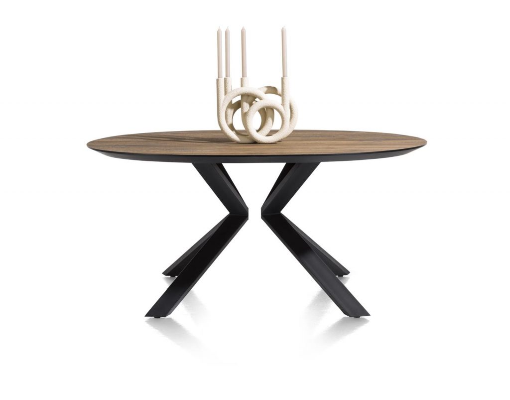 Table ovale design en bois de chêne