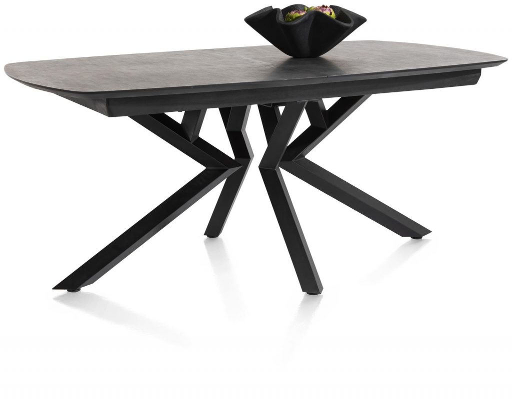 Table à rallonge design plateau anthracite