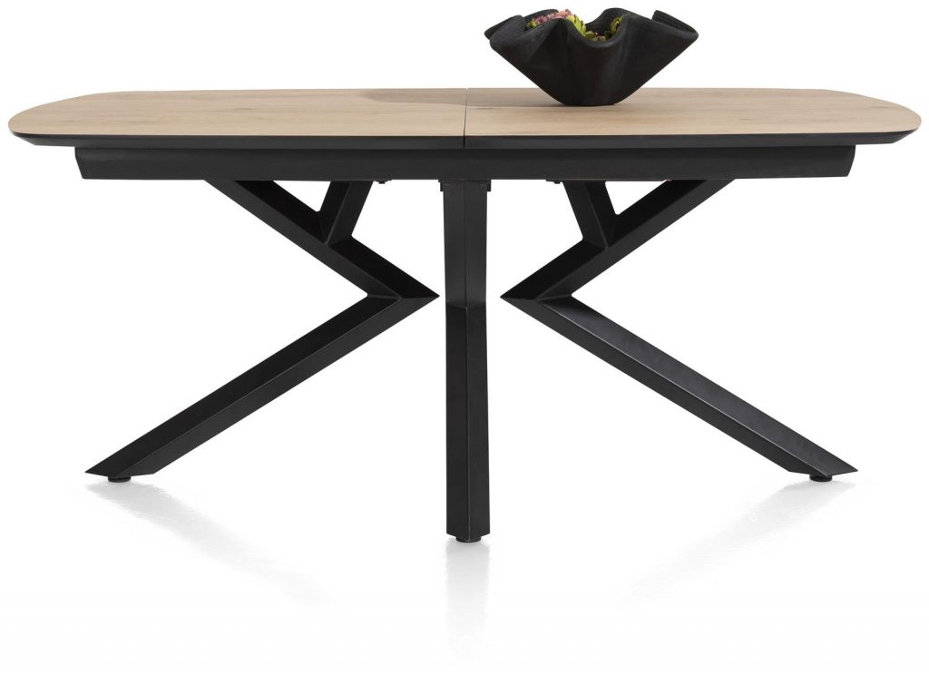 Table à rallonge design plateau bois naturel