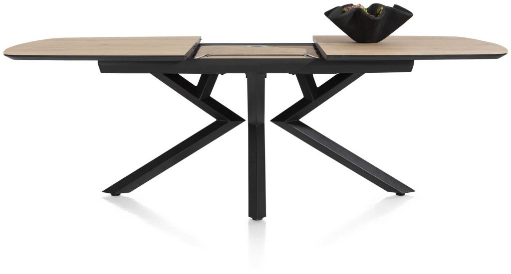 Table à rallonge design plateau bois naturel