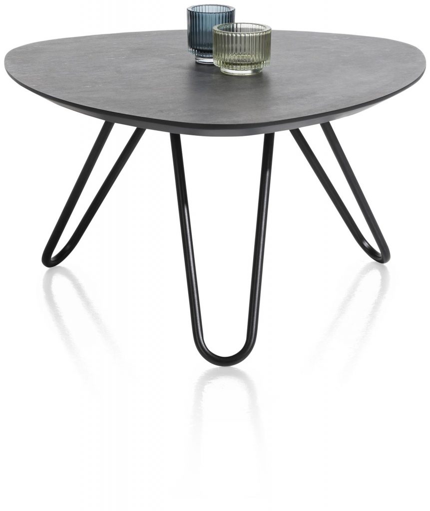 Table basse scandinave et contemporaine couleur anthracite