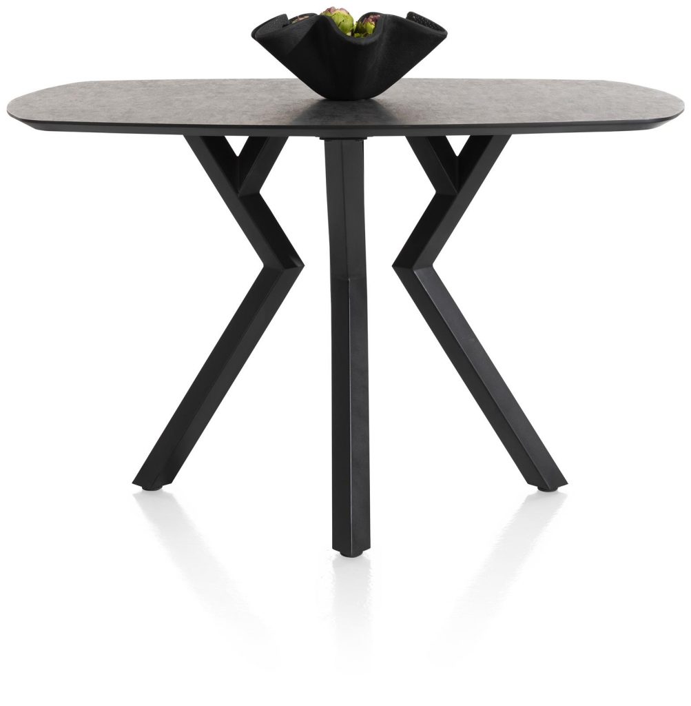 Table de bar design métal et plateau couleur anthracite