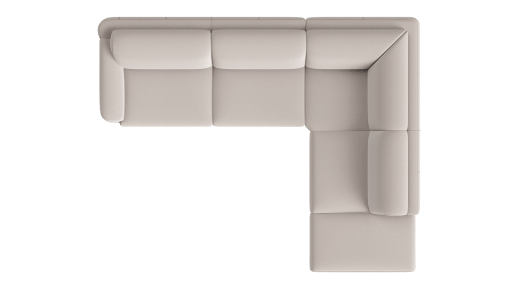 Canapé d'angle contemporain 100% personnalisable