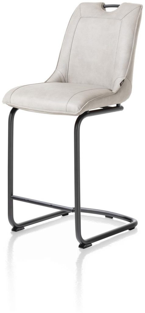 Chaise de bar contemporaine gris clair