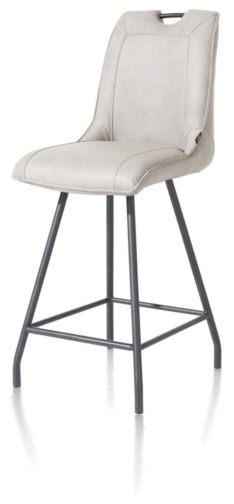 Chaise de bar contemporaine gris clair