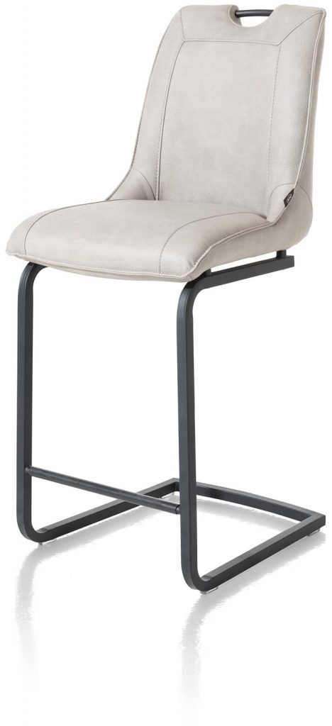 Chaise de bar contemporaine gris clair