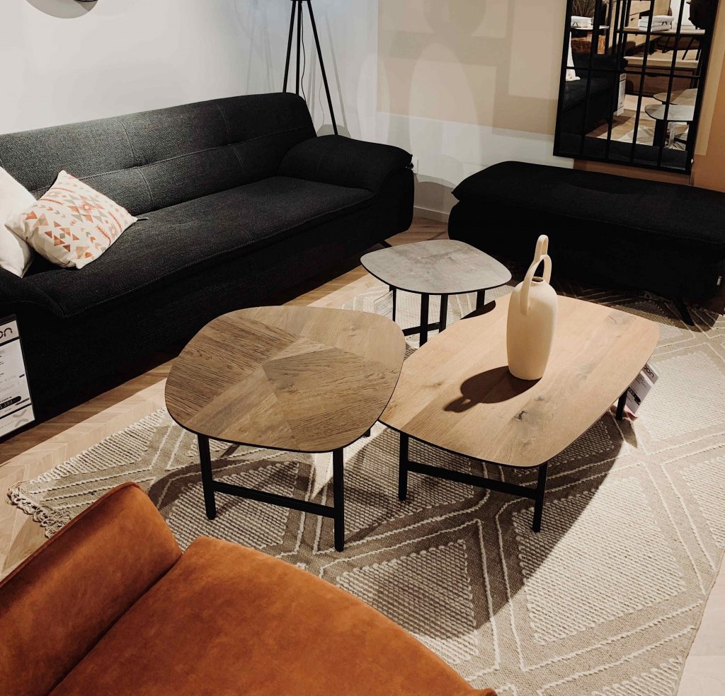 Salon scandinave et chaleureux