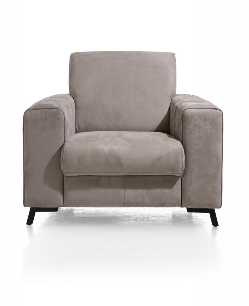 fauteuil moderne en tissu gris