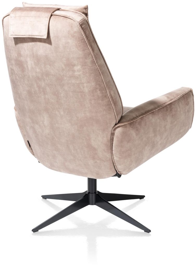 Fauteuil de relaxation en tissu beige