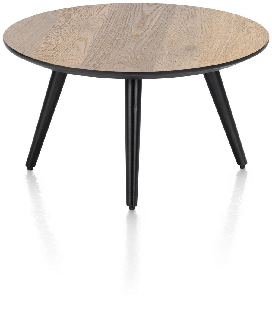 Table basse ronde style scandinave