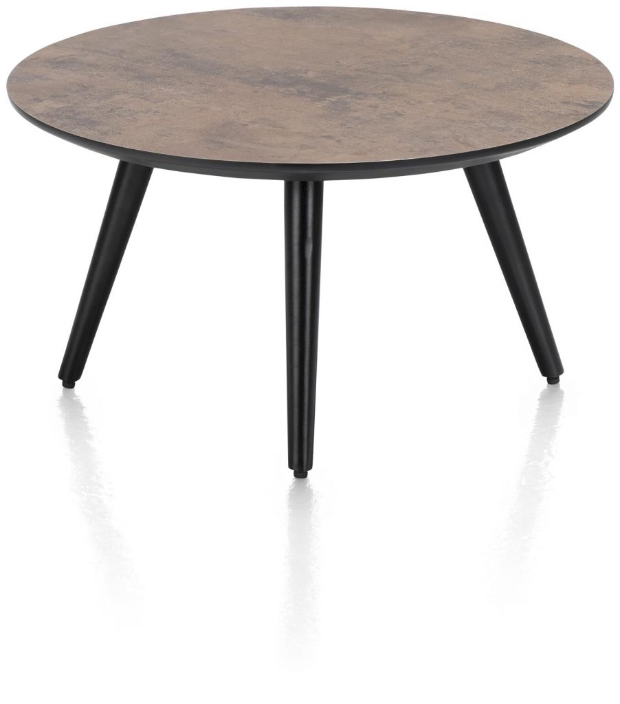 Table basse ronde style scandinave