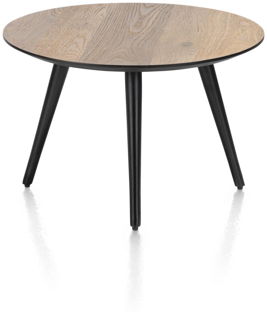 Table basse ronde style scandinave