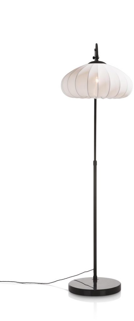 Lampadaire moderne lustre blanc forme rétro