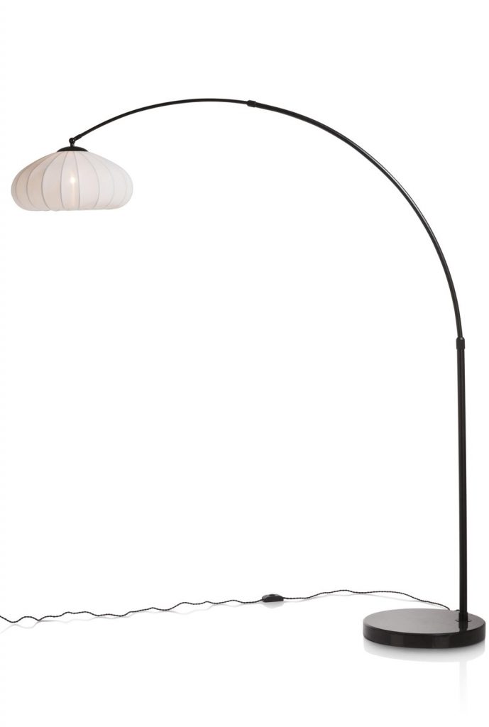 Lampadaire moderne lustre blanc forme rétro