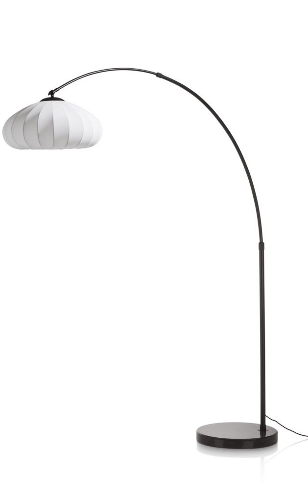 Lampadaire moderne lustre blanc forme rétro