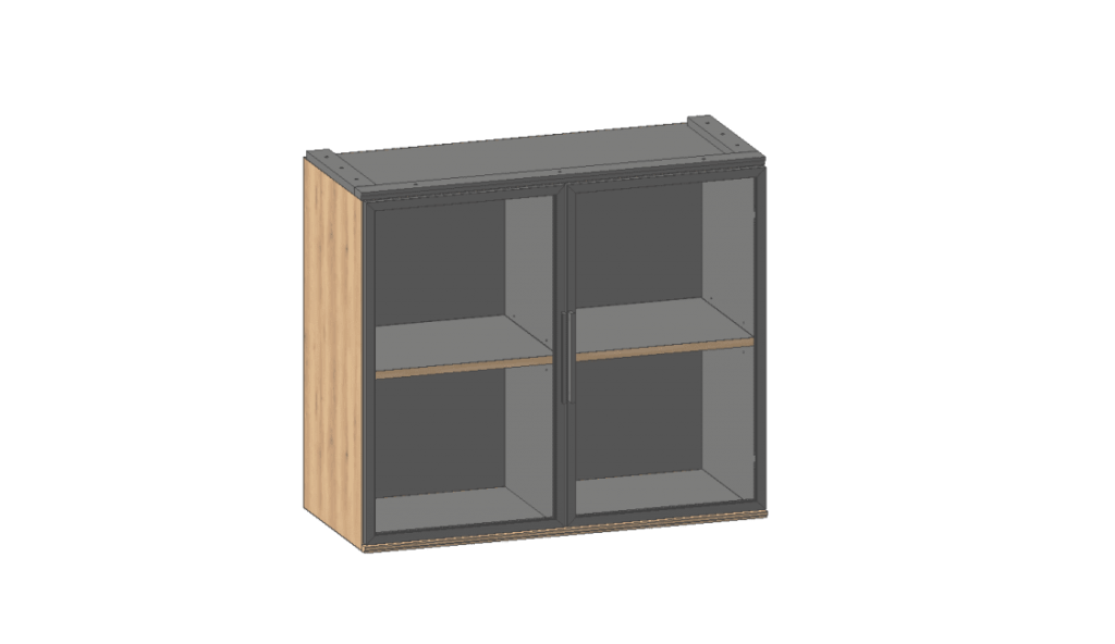 Niches en bois pour étagère modulable