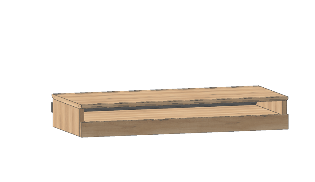 Etagère en bois pour meuble modulable