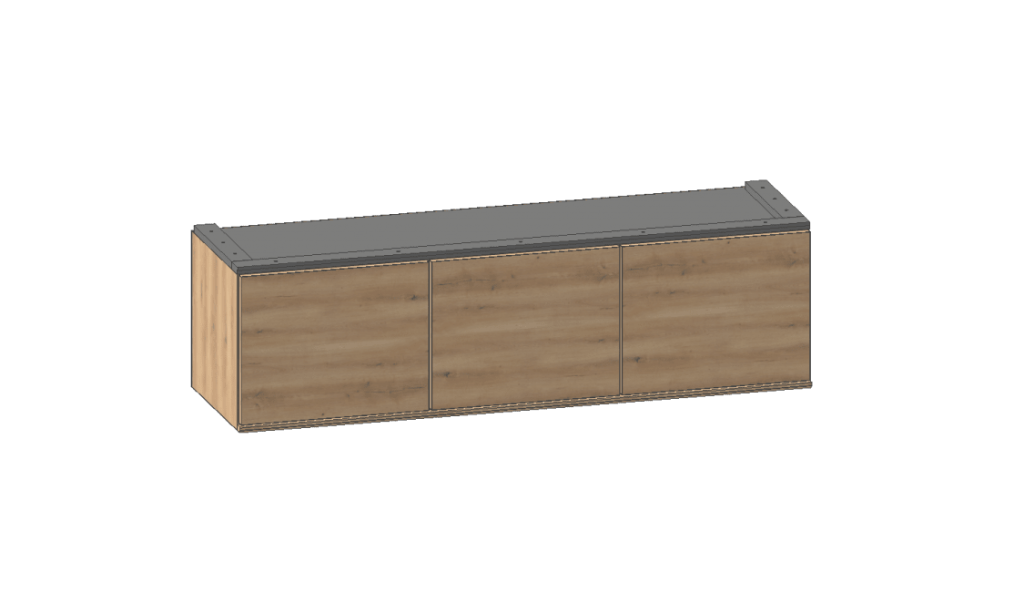 Placard en bois pour étagère modulable