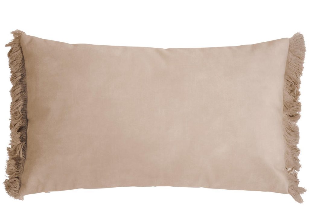 coussin camel 30x50 a frange