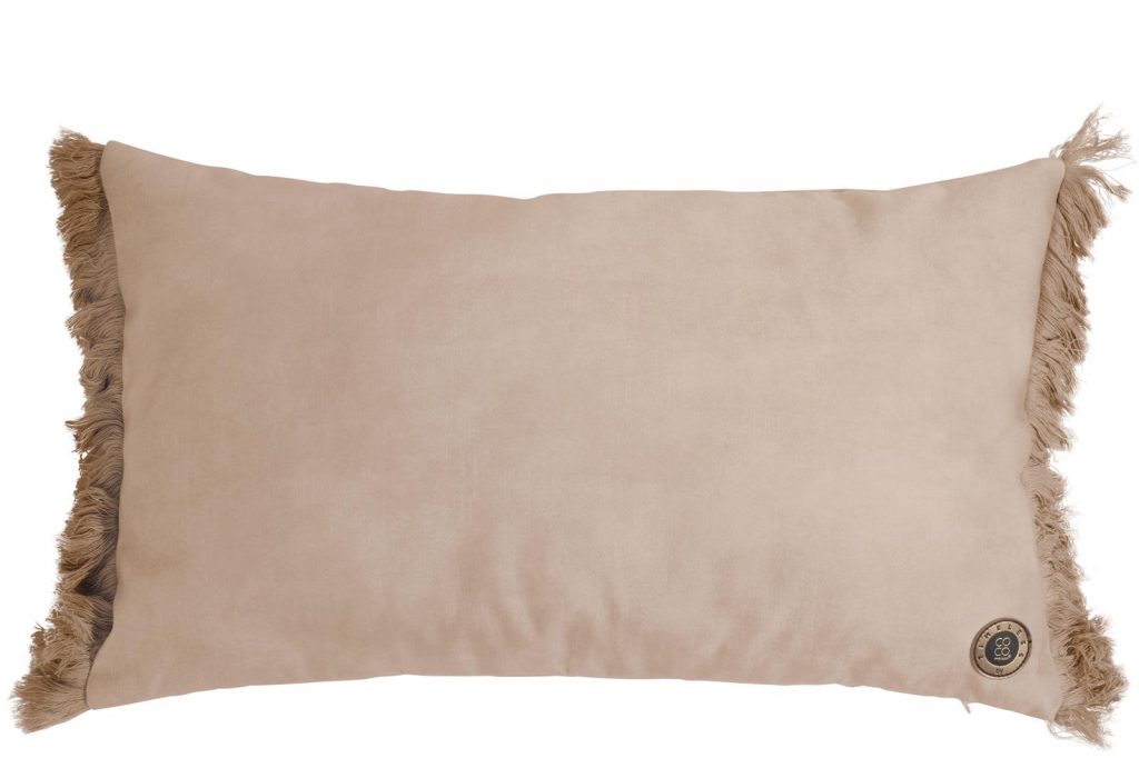 coussin camel 30x50 a frange