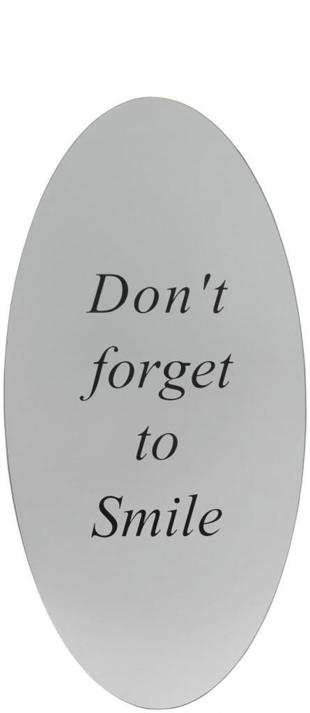 miroir oval 
