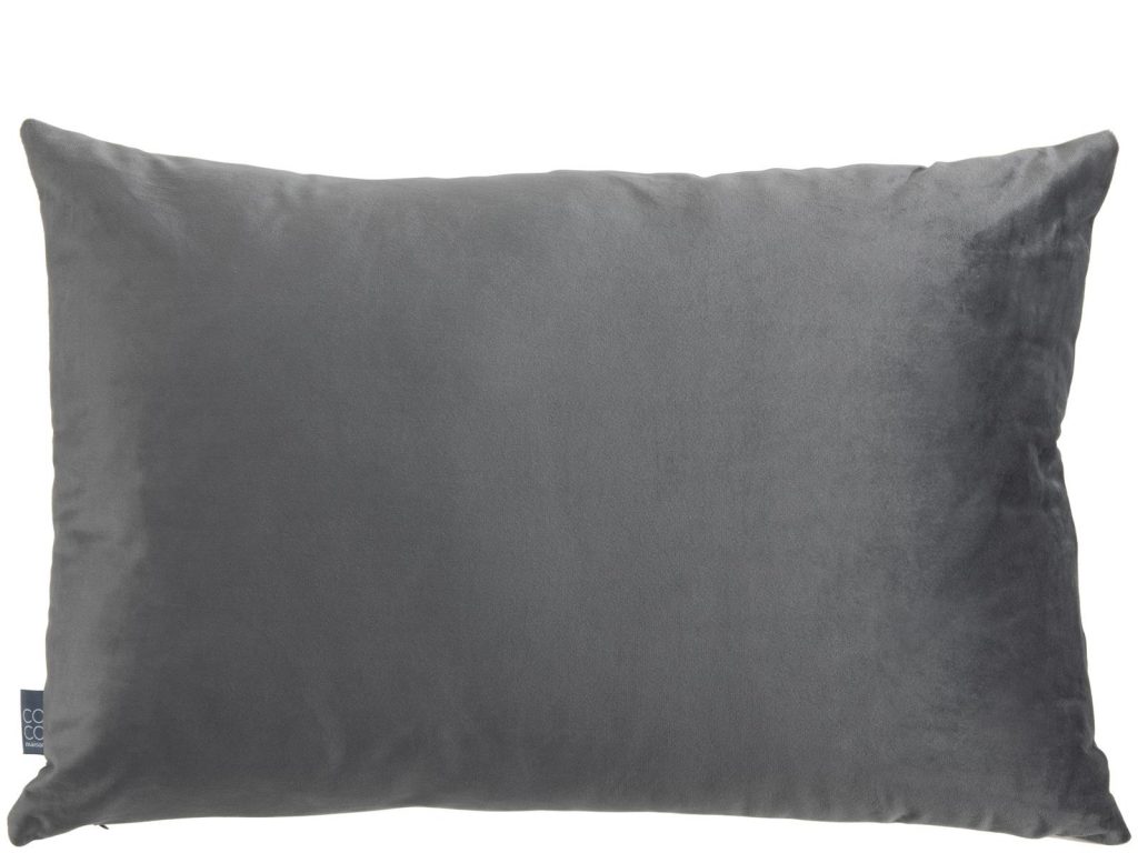 coussin 40x60 avec forme organique couleur anthracite