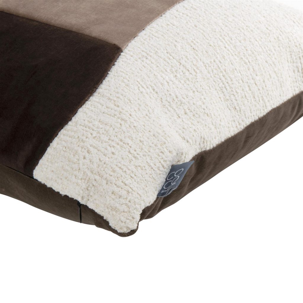 coussin 40x60 avec forme organique couleur beige