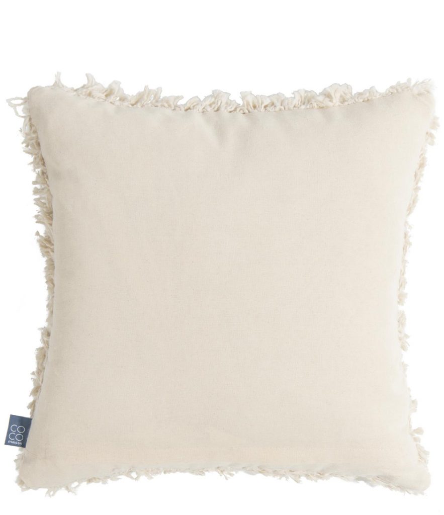 Coussin couleur crème