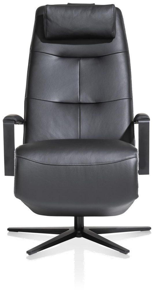 fauteuil relaxant bi matière gris