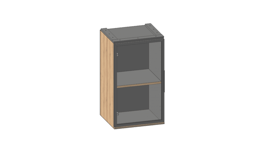 Niches en bois pour étagère modulable