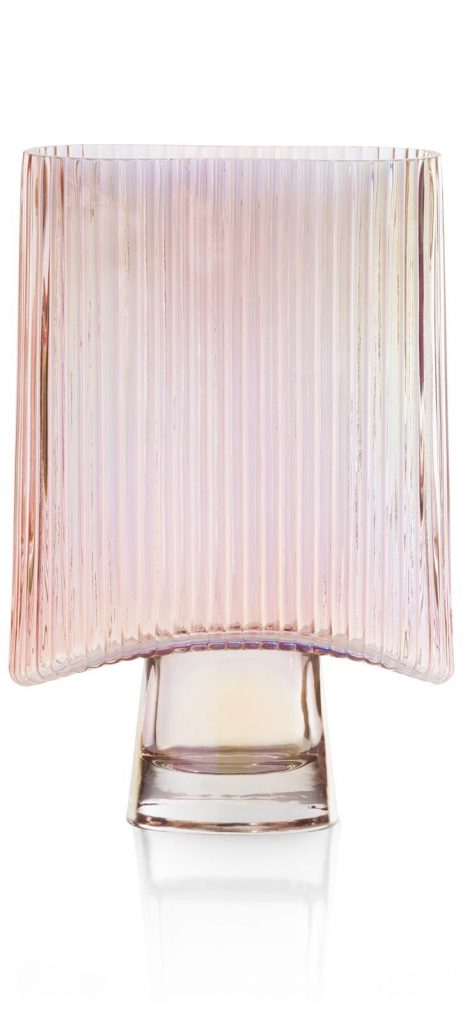 vase en verre rose JOAN