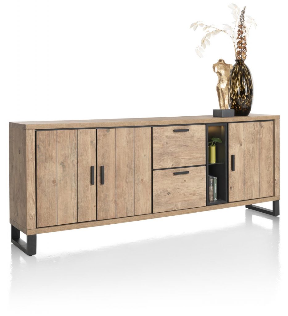 buffet naturel et authentique avec led intégré