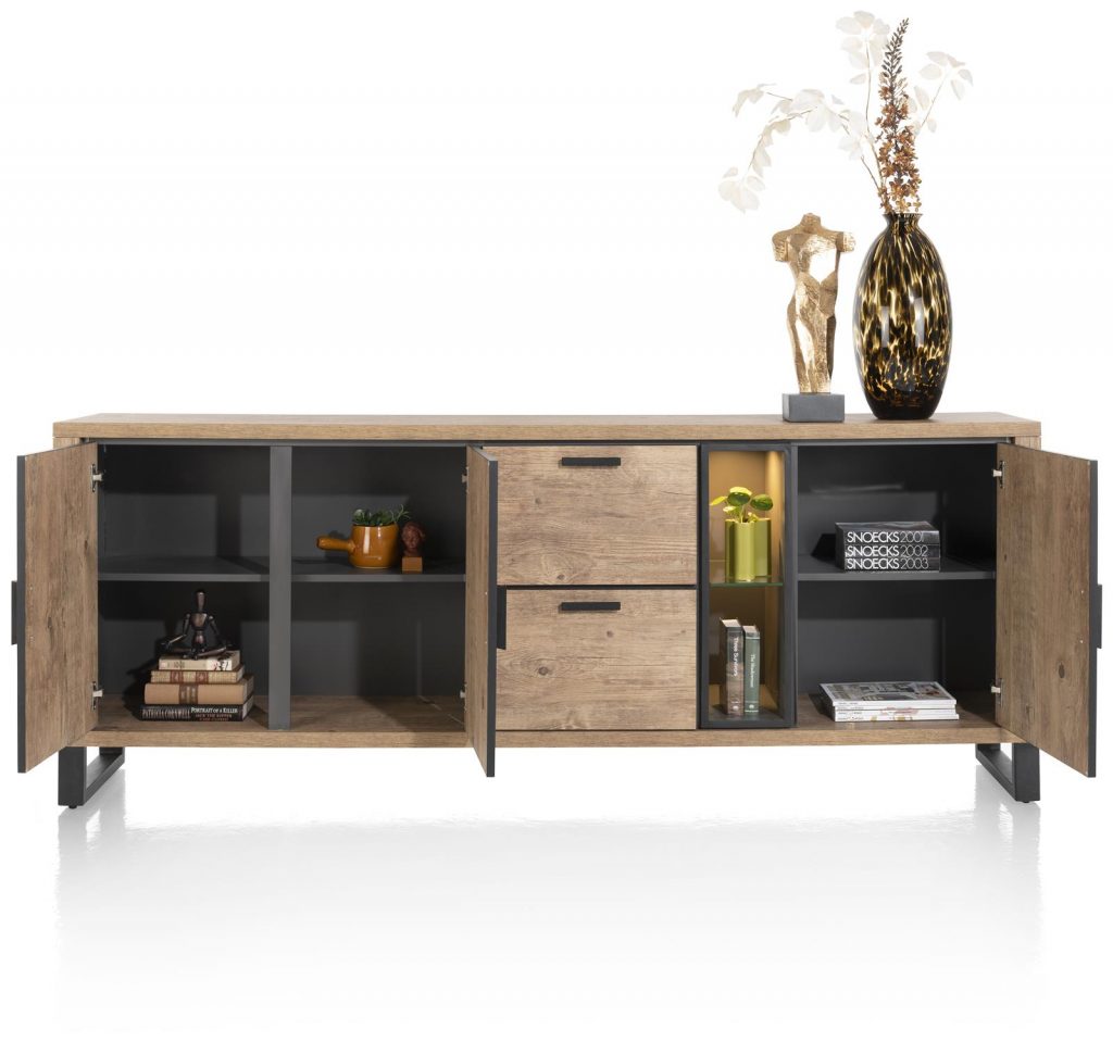 buffet naturel et authentique avec led intégré