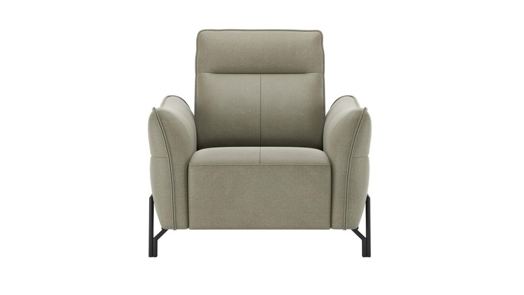 fauteuil compact et moderne vert sauge