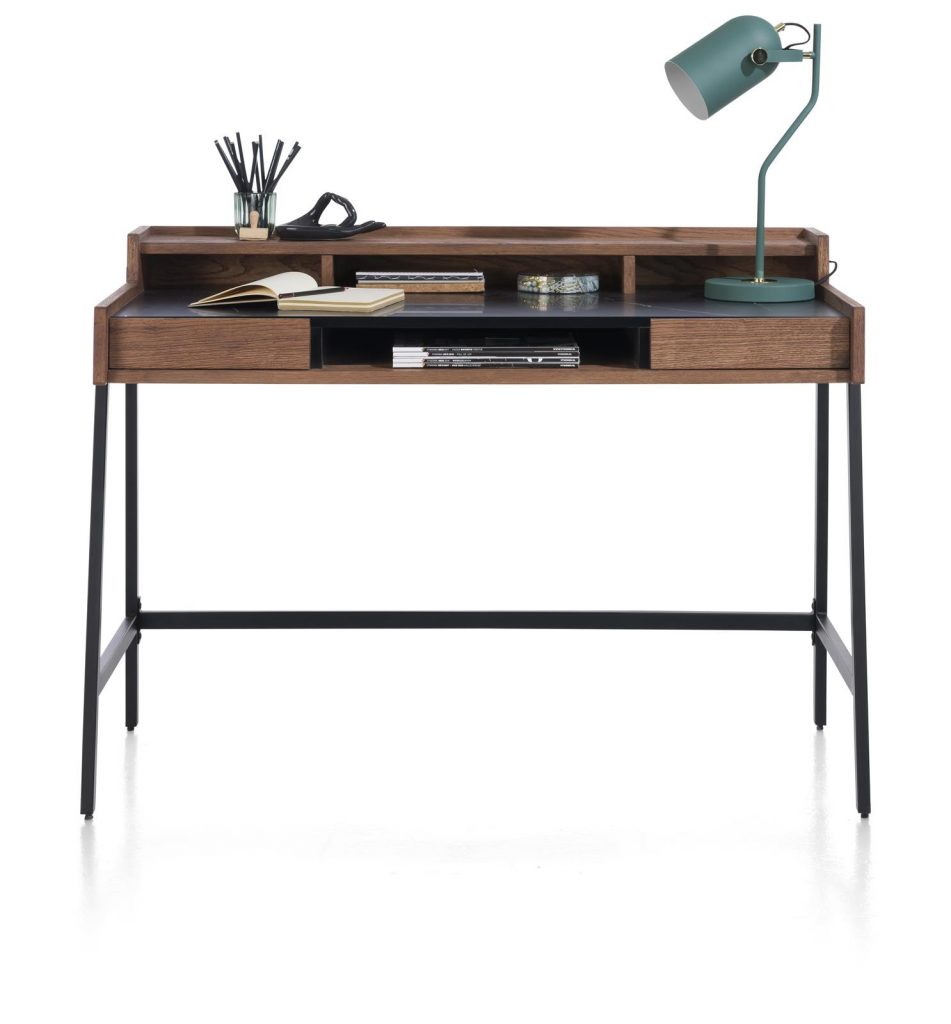 bureau ambiance authentique en bois brut