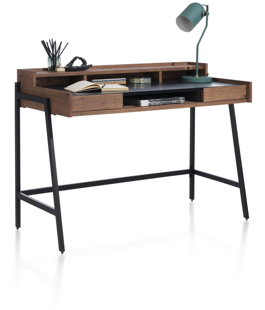 bureau ambiance authentique en bois brut